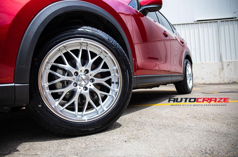 MAZDA CX5 CHEETAH HYPER SILVER POLISH LIP